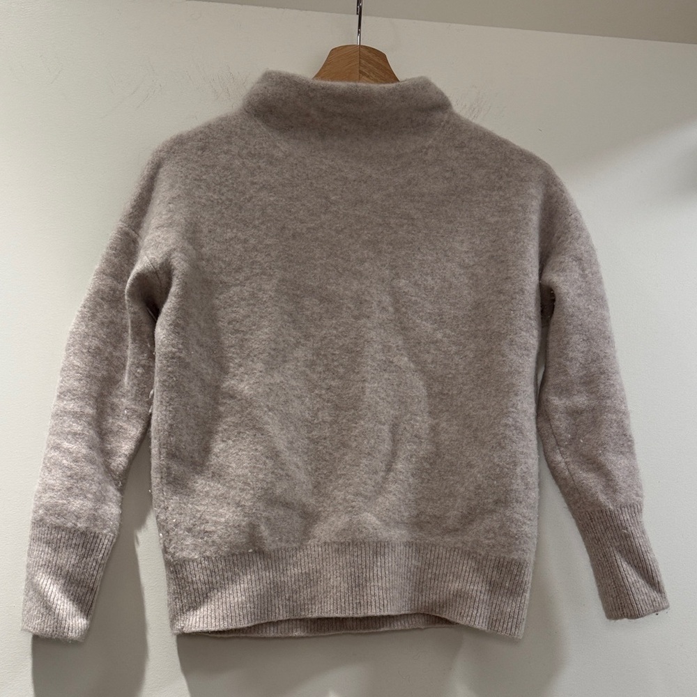 Vince Funnel Neck Sweater in Marble (XS)